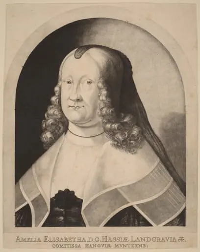 Amelia Elizabeth, Countess of Hesse, by Ludwig von Siegen