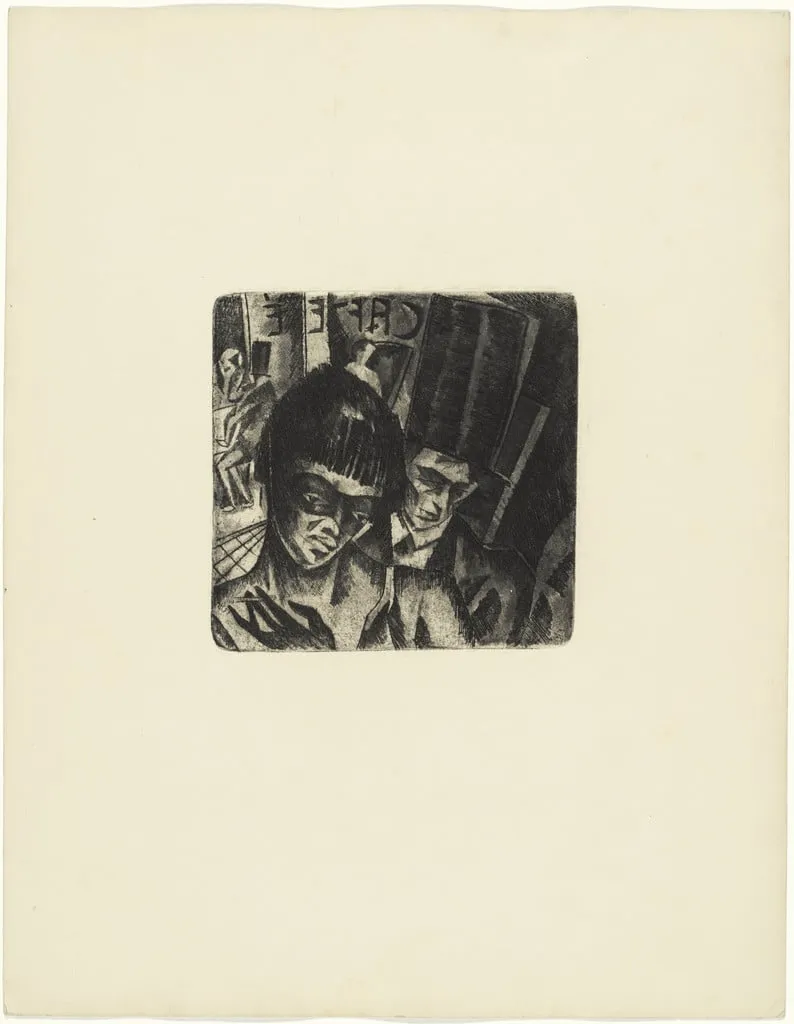 Untitled, by Ludwig Wachlmeier, ink, 1917