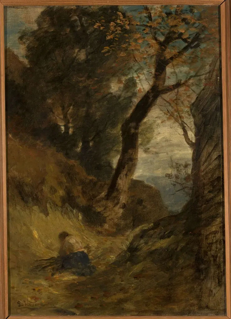 Autumn landscape, by Ludwig Willroider