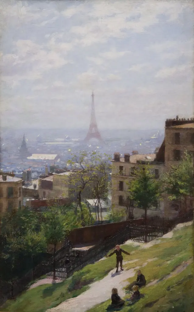Fragment of the Panorama of Paris, by Ludwik de Laveaux