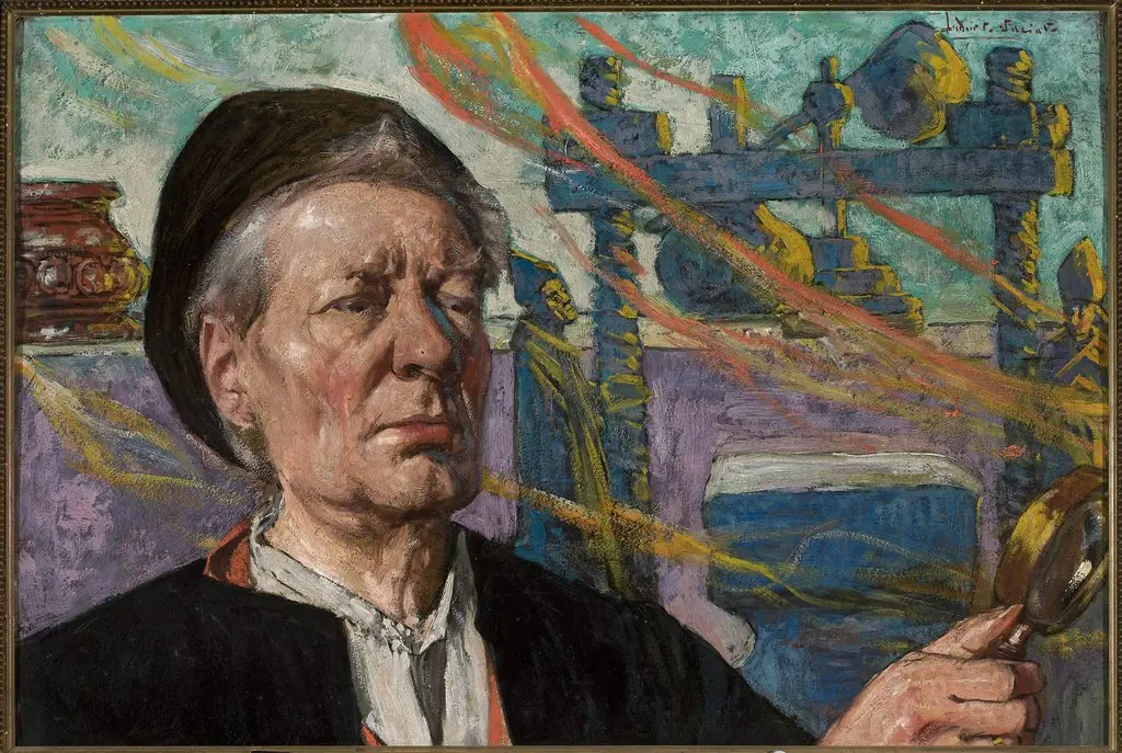 Self-portrait, by Ludwik Stasiak