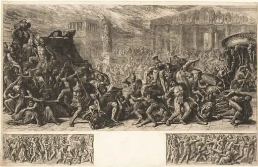 The Sack of the Temple at Jerusalem, by Luigi Ademollo