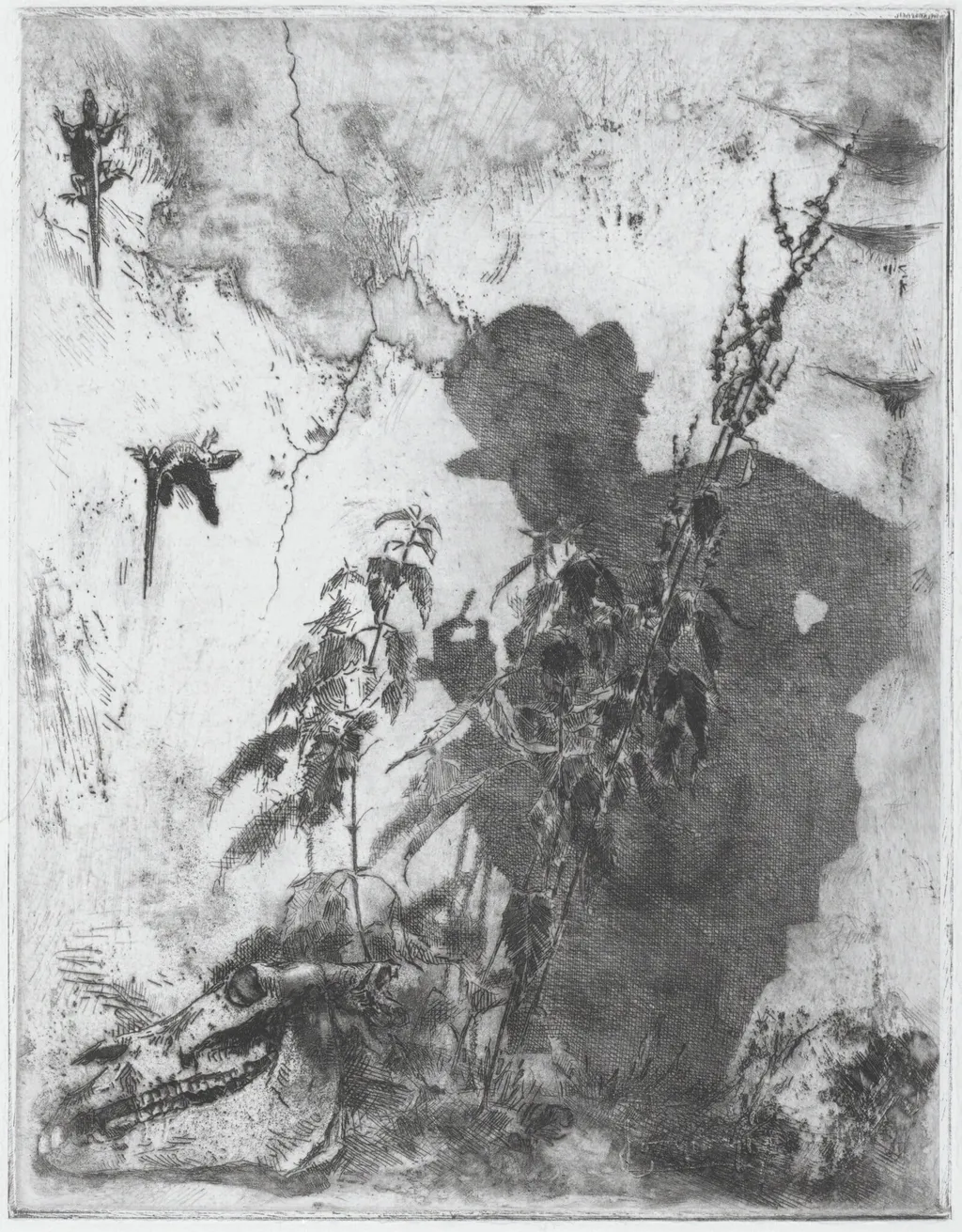 The Contemplative Life (Vita contemplativa), by Luigi Conconi, ink, 1883