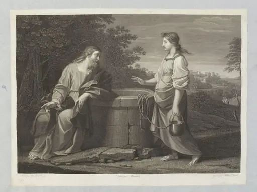 Christ and the Woman of Samaria, by Luigi Fabri