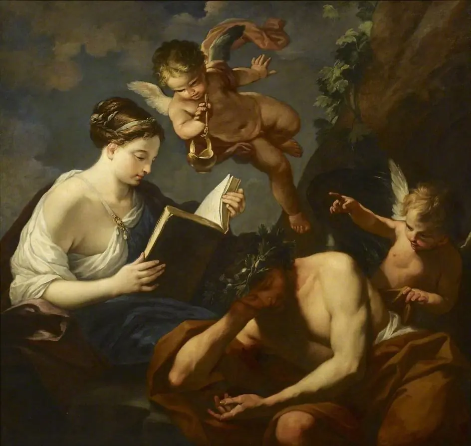 Vigilance and Love's Oblivion, by Luigi Garzi