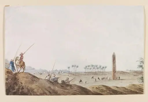 An Ancient Obelisk At Matarea, Formerly Heliopolis, by Luigi Mayer