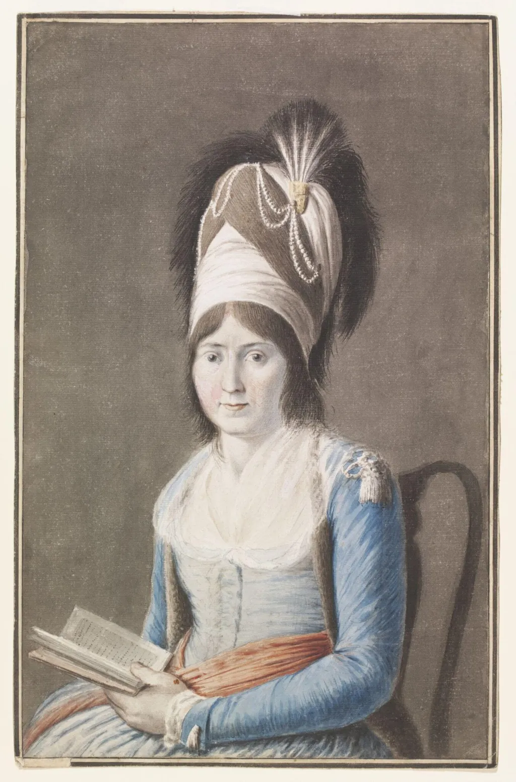 Portrait of Clara Mayer, by Luigi Mayer, watercolor, 1799