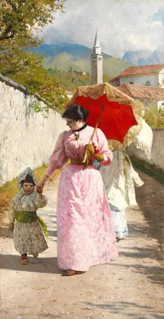 The walk, by Luigi Nono, 1896