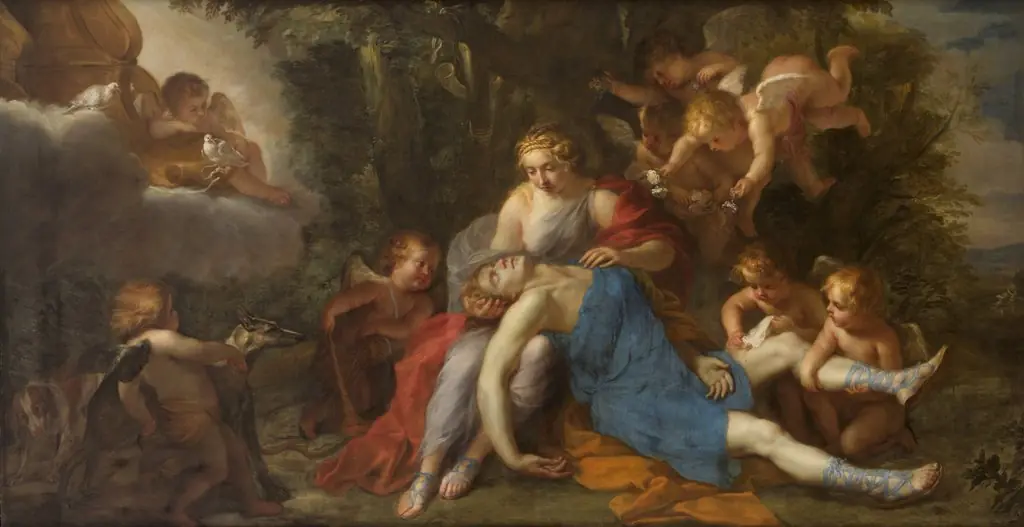 Venus beweint den toten Adonis, by Luigi Primo