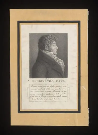 Ferdinando Paer, by Luigi Rados