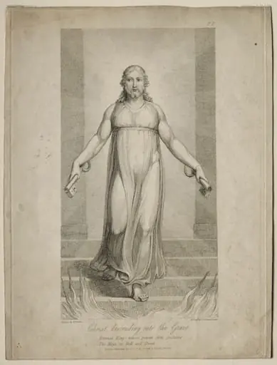 Christ Descending into the Grave, by Luigi Schiavonetti