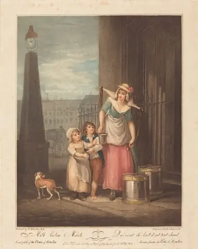 Milk below Maids, by Luigi Schiavonetti