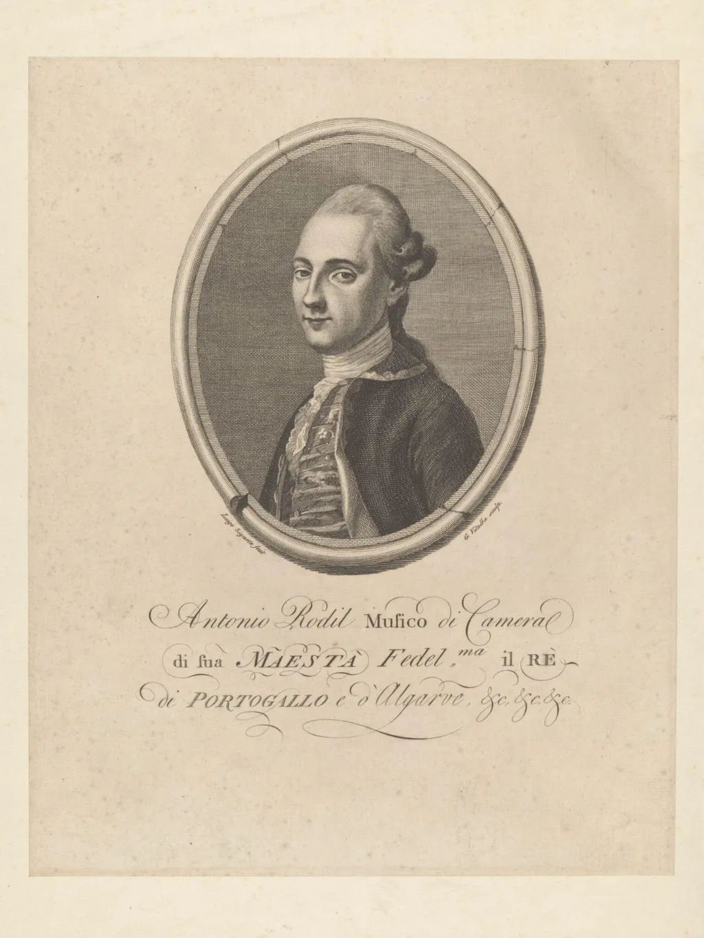 H Beard Print Collection, by Luigi Sigurta, 1750