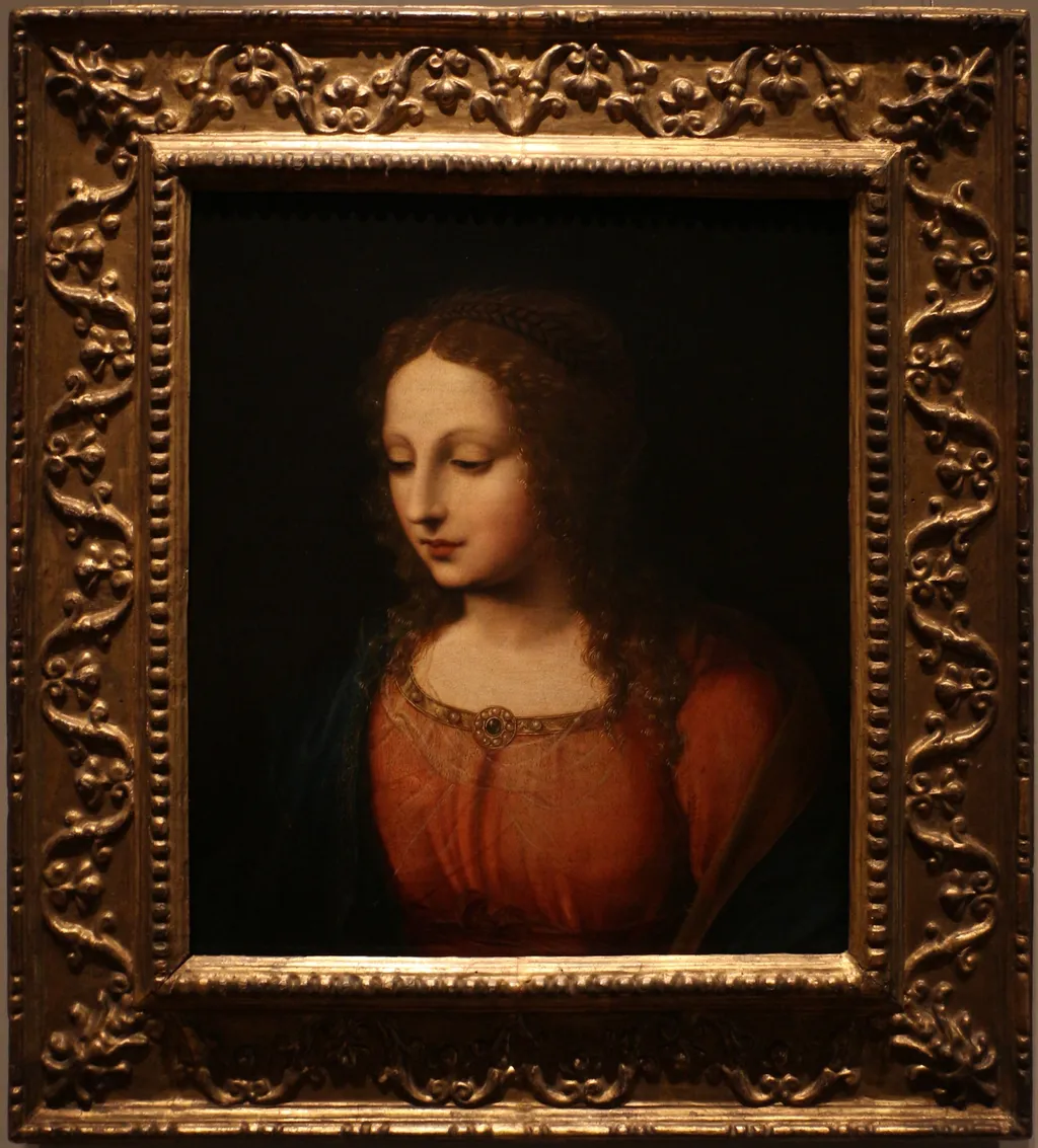 A Lady, by Luini Bernardino, unspecified, 1507
