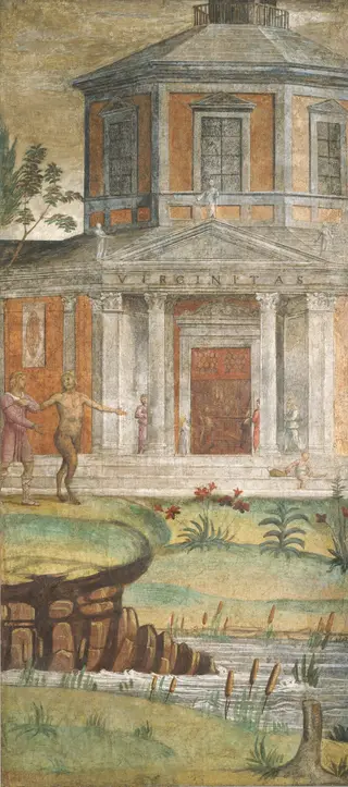 Cephalus and Pan at the Temple of Diana, by Luini Bernardino
