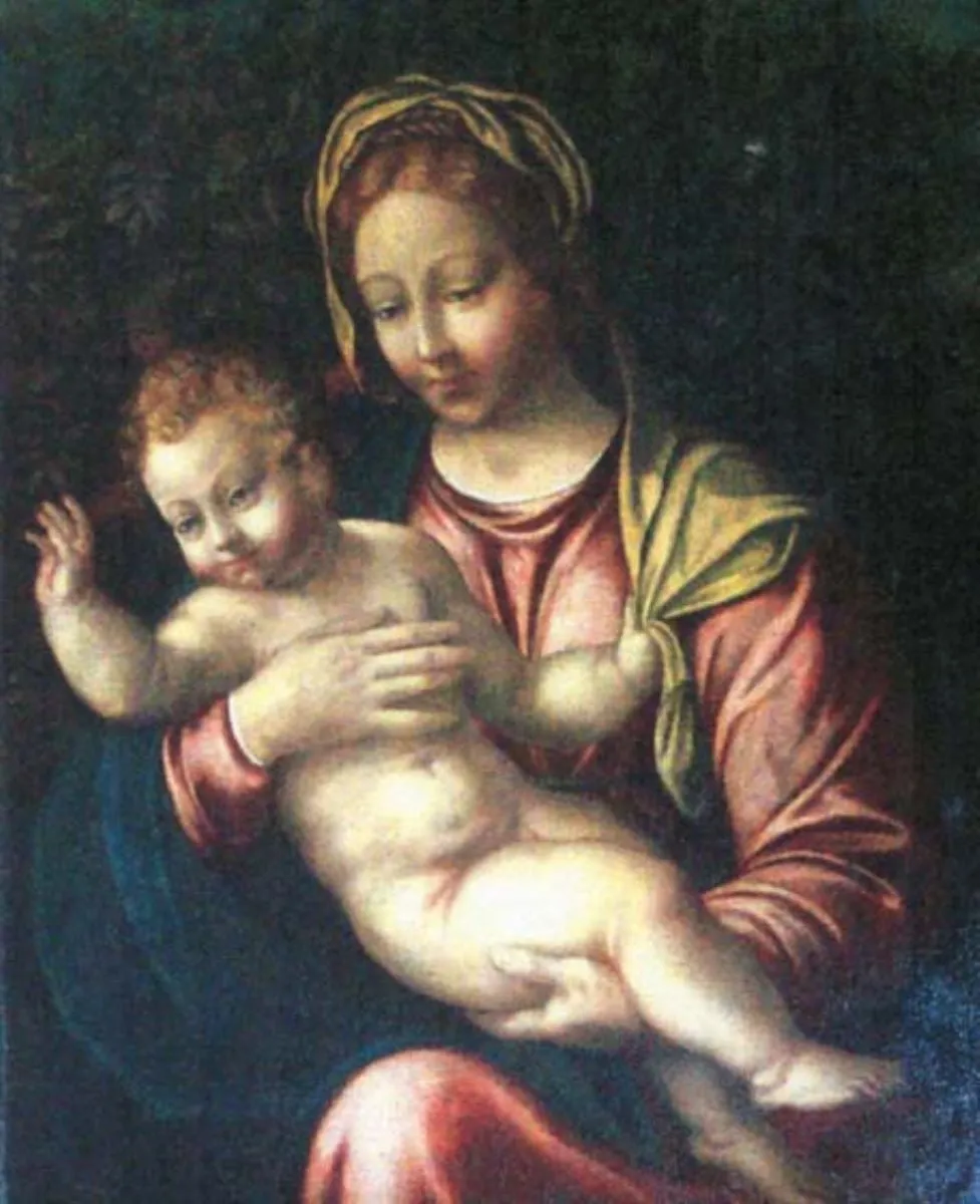 Madona cu Pruncul, by Luini Bernardino, unspecified, 1516