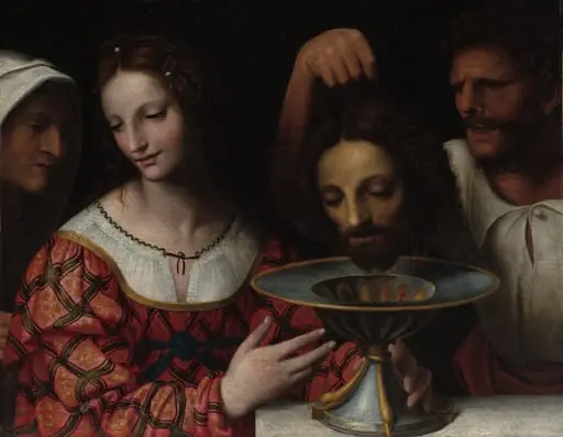 Salome with the Head of Saint John the Baptist, by Luini Bernardino