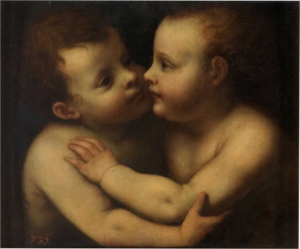 The Infant Christ and St John the Baptist, by Luini Bernardino
