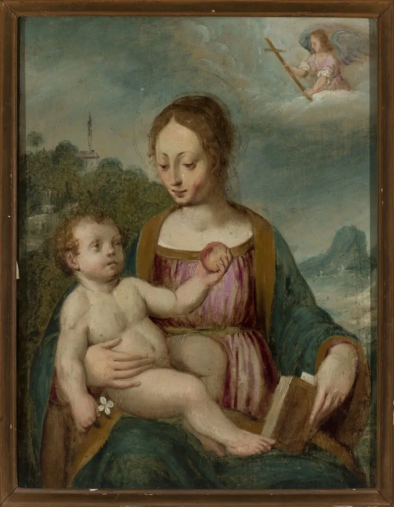 Virgin Mary with Child Jesus, by Luini Bernardino