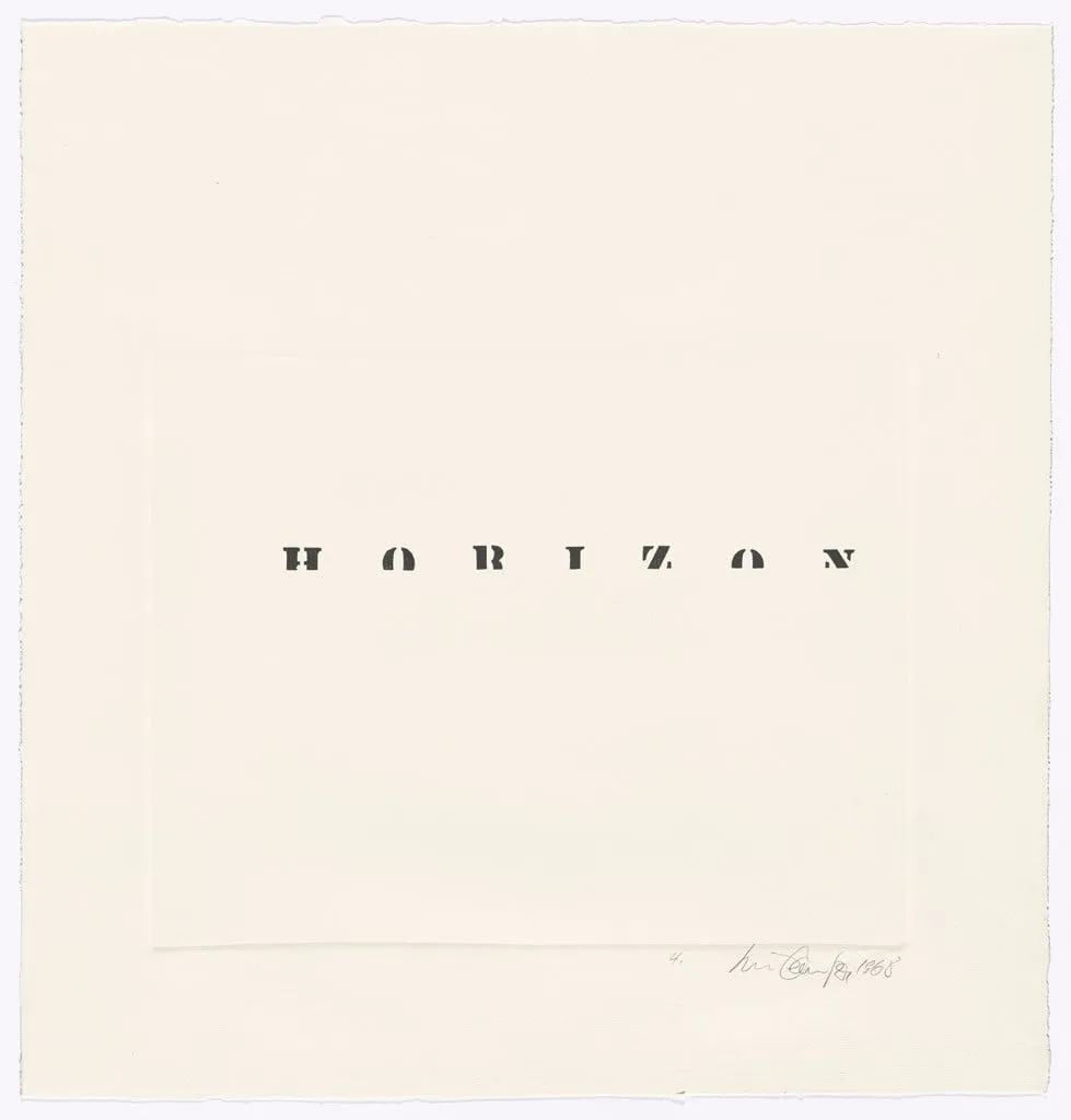 Untitled, by Luis Camnitzer, ink, 1968