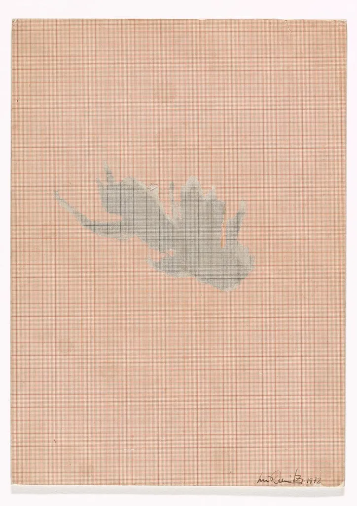 Untitled, by Luis Camnitzer, graphite, 1972
