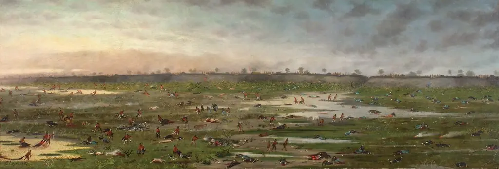 Después de la Batalla de Curupaytí, by Luis Candido Lopez