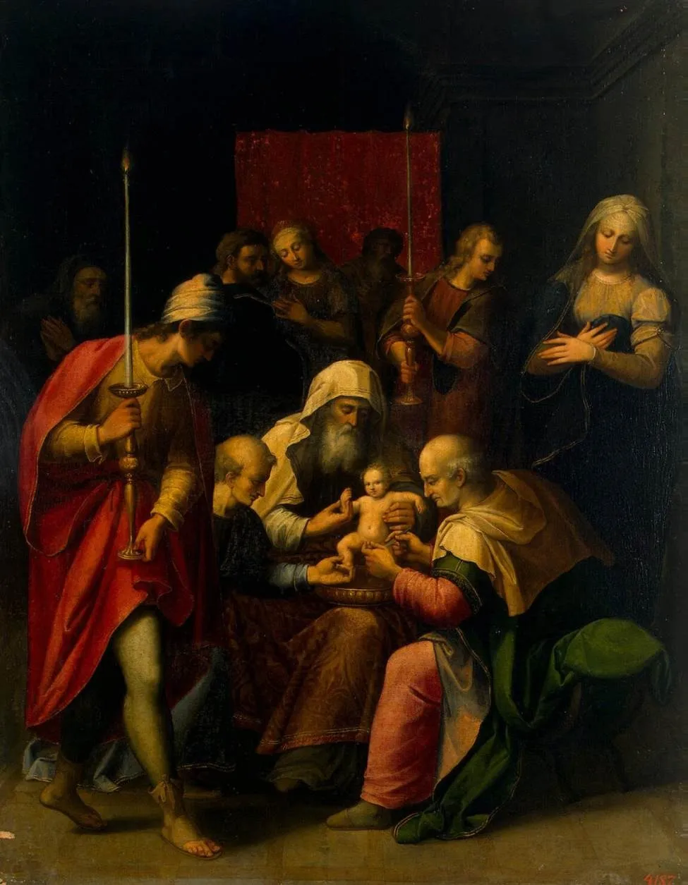 The Circumcision, by Luis de Carvajal, oil, 1590