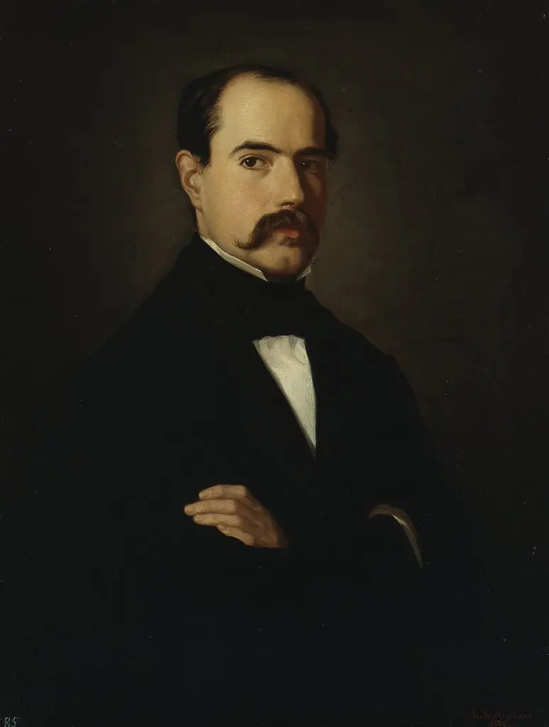 El pintor Francisco Sainz, by Luis de Madrazo