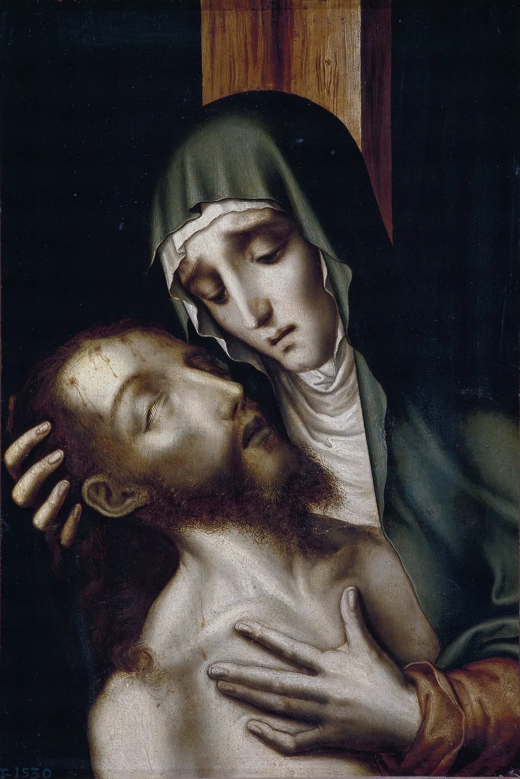 Pietà, by Luis de Morales, oil, 1565
