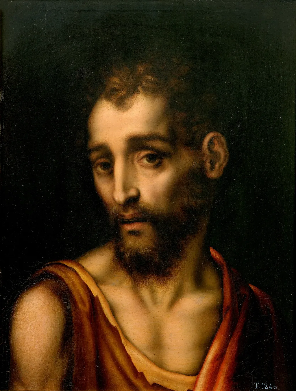 Saint John the Baptist, by Luis de Morales, oil, 1566
