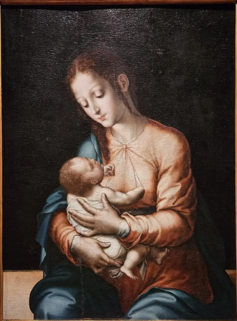 Virgin and Child., by Luis de Morales