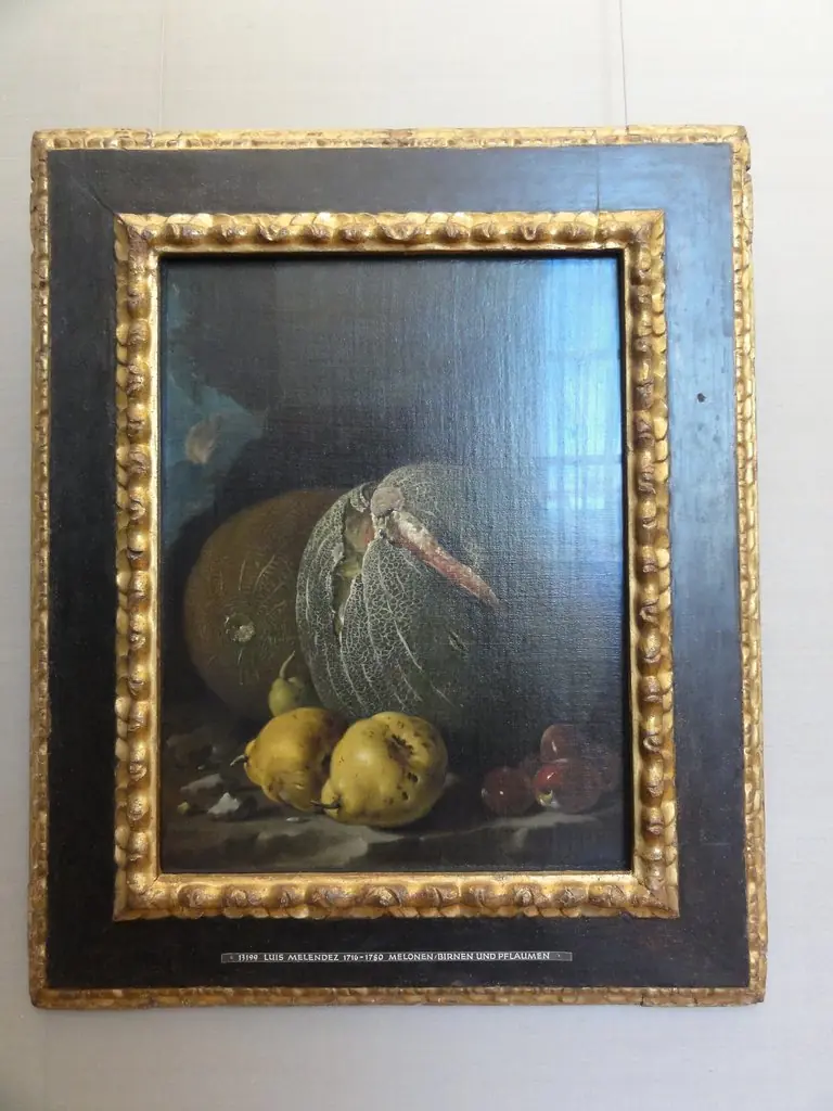 Melonen, Quitten und Pflaumen, by Luis Egidio Meléndez
