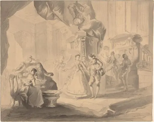 Dance in a Palace, by Luis Paret y Alcázar