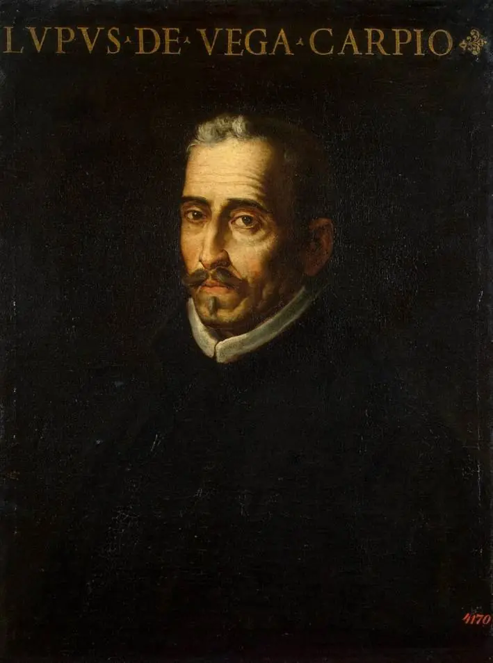 Portrait of Lope de Vega (1562-1635), by Luis Tristán