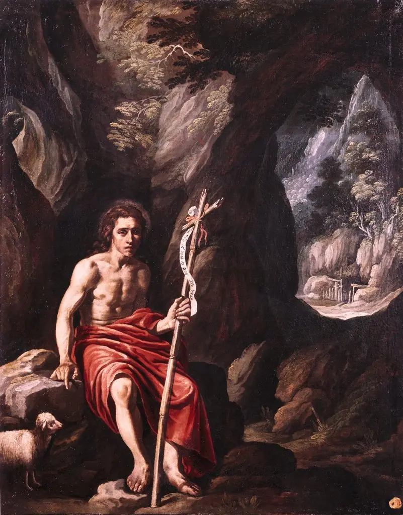 Saint John the Baptist in the Desert, by Luis Tristán