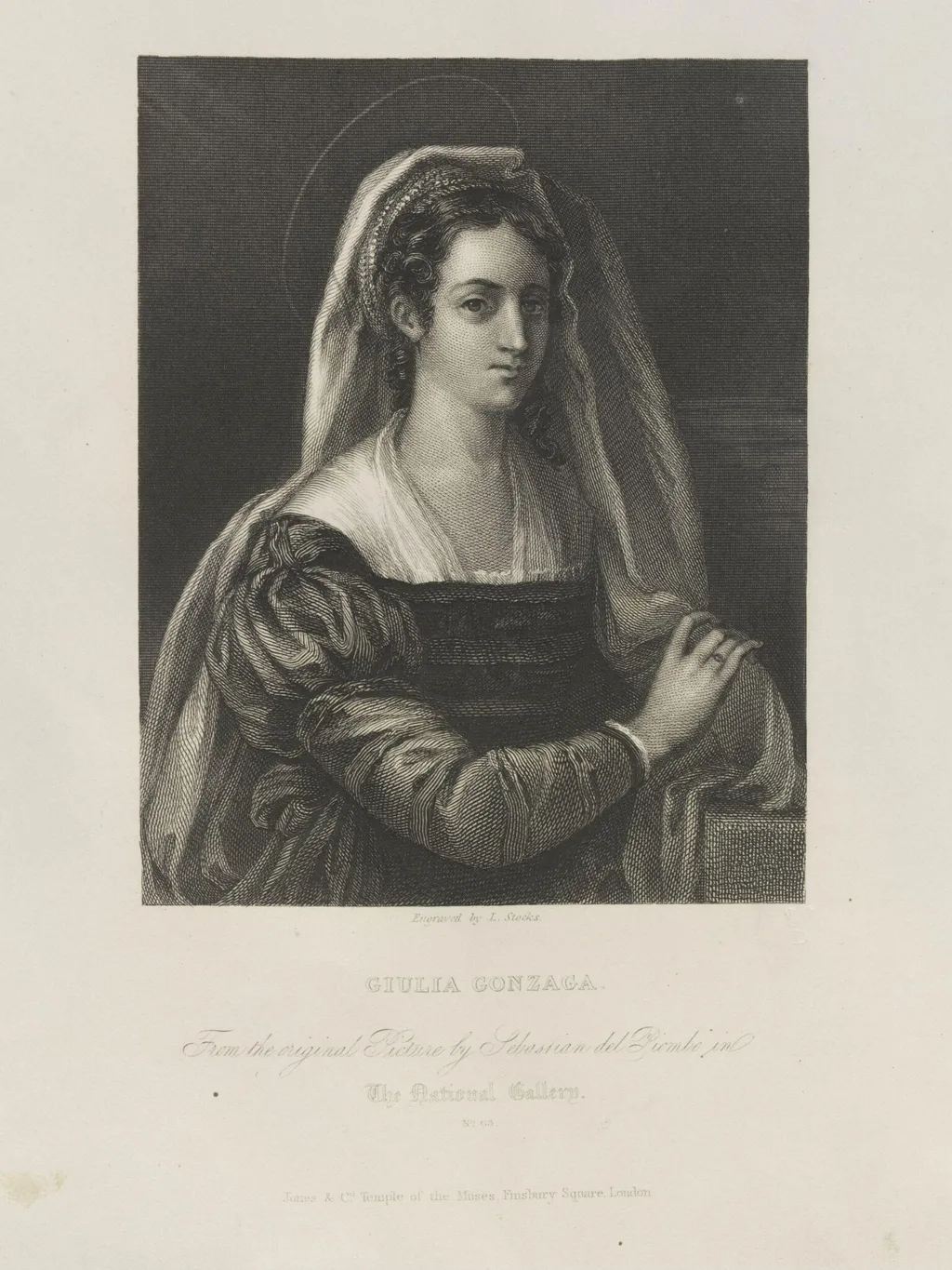 Giulia Gonzaga, by Lumb Stocks, 1850