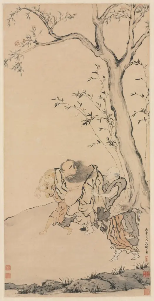 Zhong Kui Supported by Ghosts, by Luo Ping