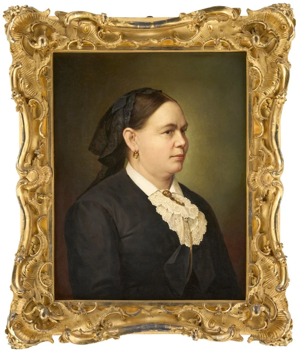 Bildnis der Stifterin Anna Fedder, by Luz, Sebastian, 1850