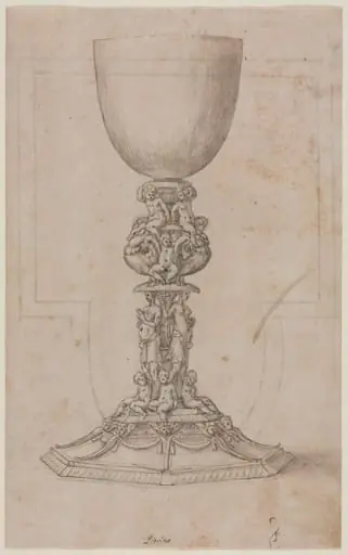 Design for a Chalice (recto), by Luzio Romano