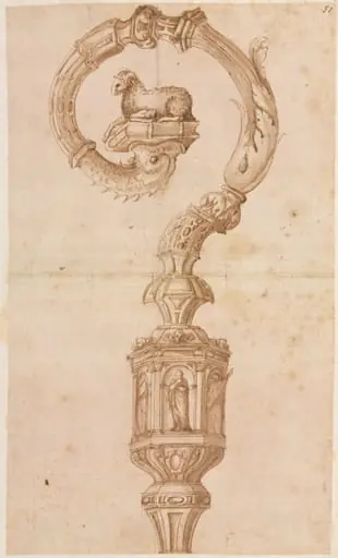 Design for a Crozier, by Luzio Romano