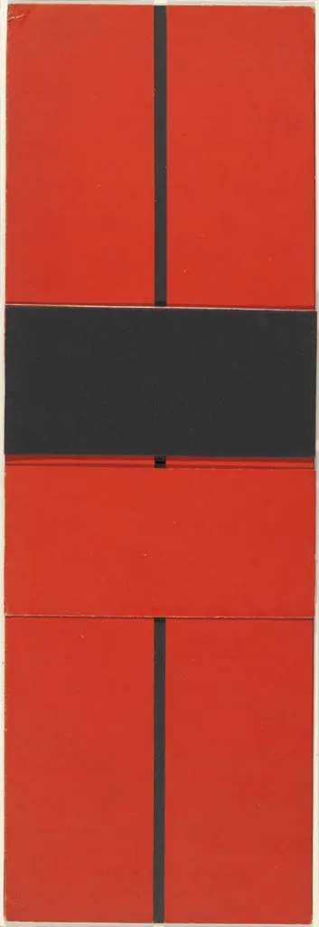 Untitled, by Lygia Clark, paint, 1957