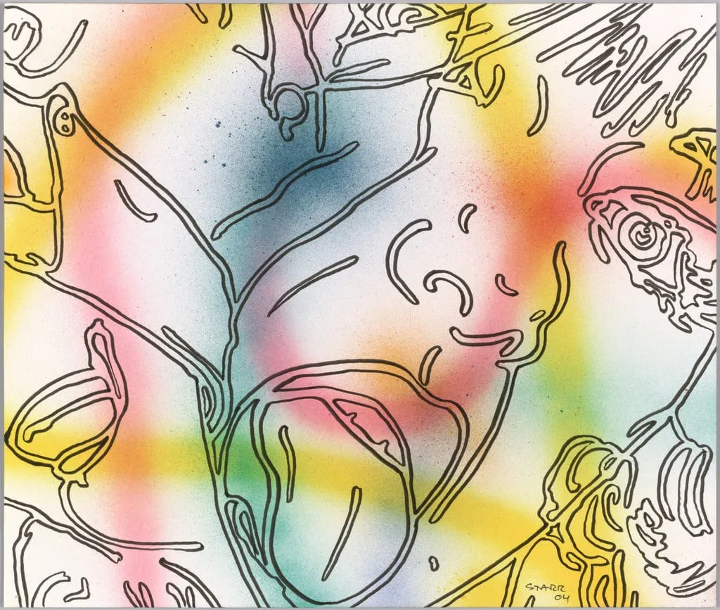 Untitled, by Lyle Starr, ink, 2004