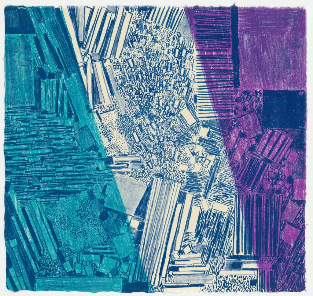 Untitled, by Lynne Drexler, ink, 1963