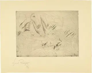 Untitled, by Lyonel Feininger, 1917
