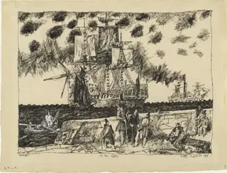 Untitled, by Lyonel Feininger, 1911