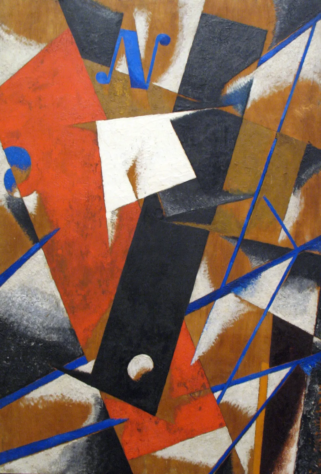 Space-power construction, by Lyubov Popova, unspecified, 1921