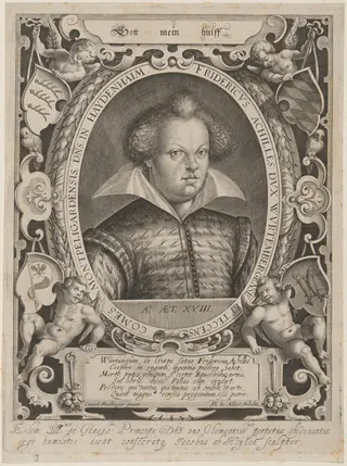 Frederick Achilles, Duke of Wurtenburg, by M. Io. Albert Aubelin