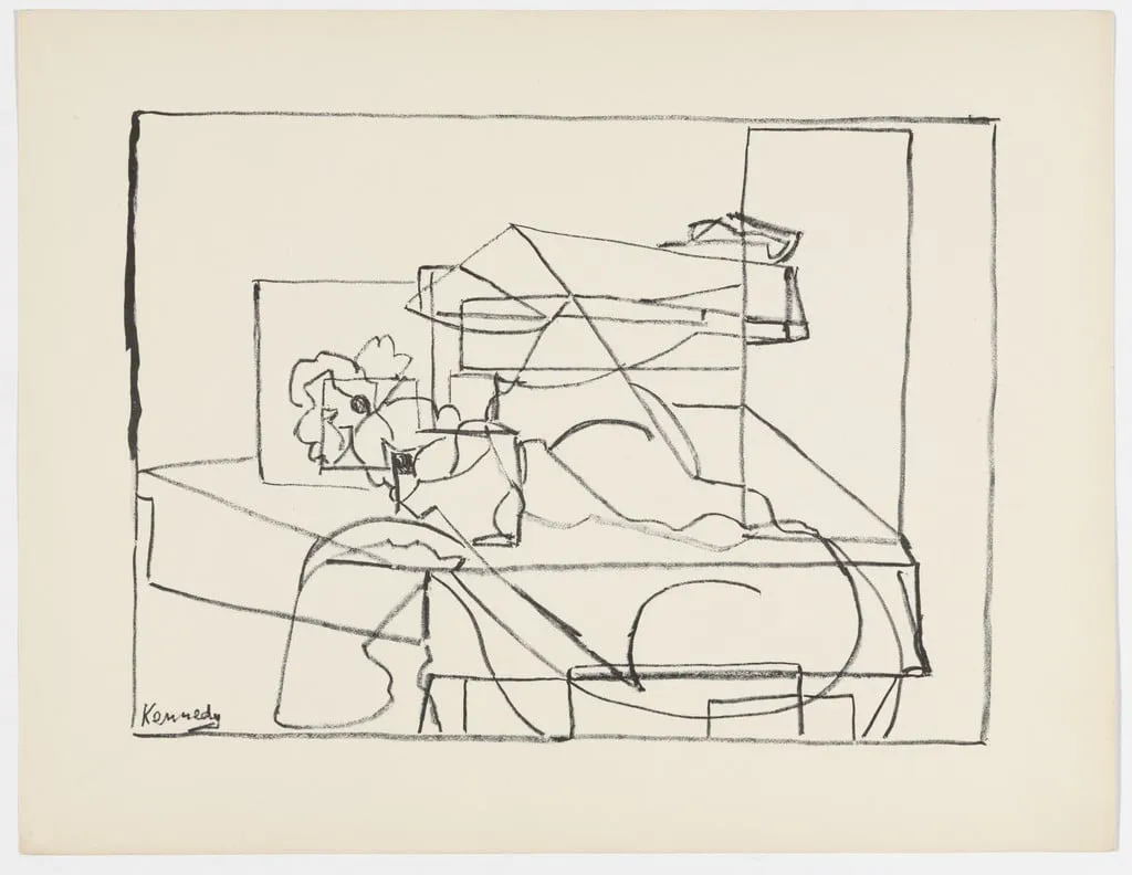 Untitled, by M. Kennedy, ink, 1937