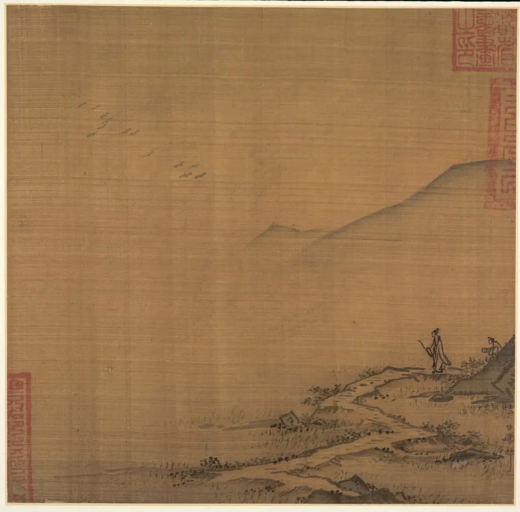 Landscape with Flying Geese, by Ma Lin