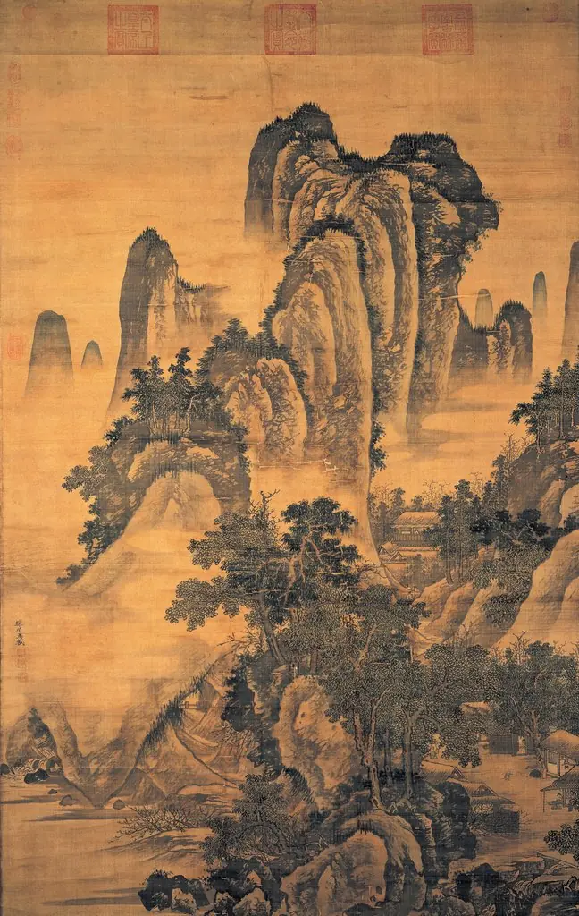 Mountain Village in Spring, by Ma Shi